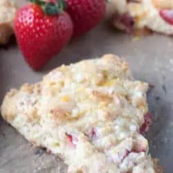 Strawberry Orange Buttermilk Scones
