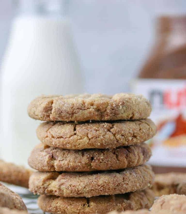 Peanut Butter Nutella Cookies