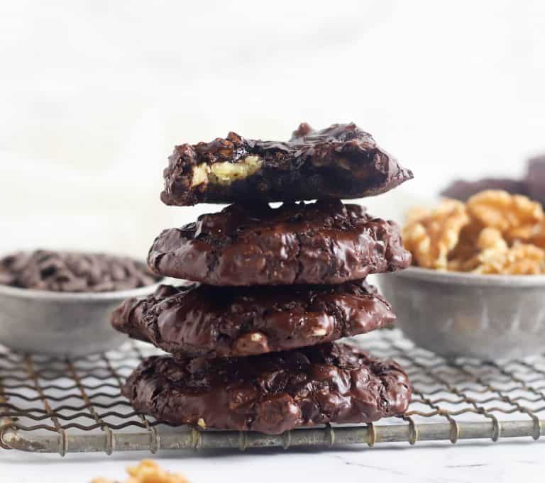 Flourless Chocolate Walnut Cookies