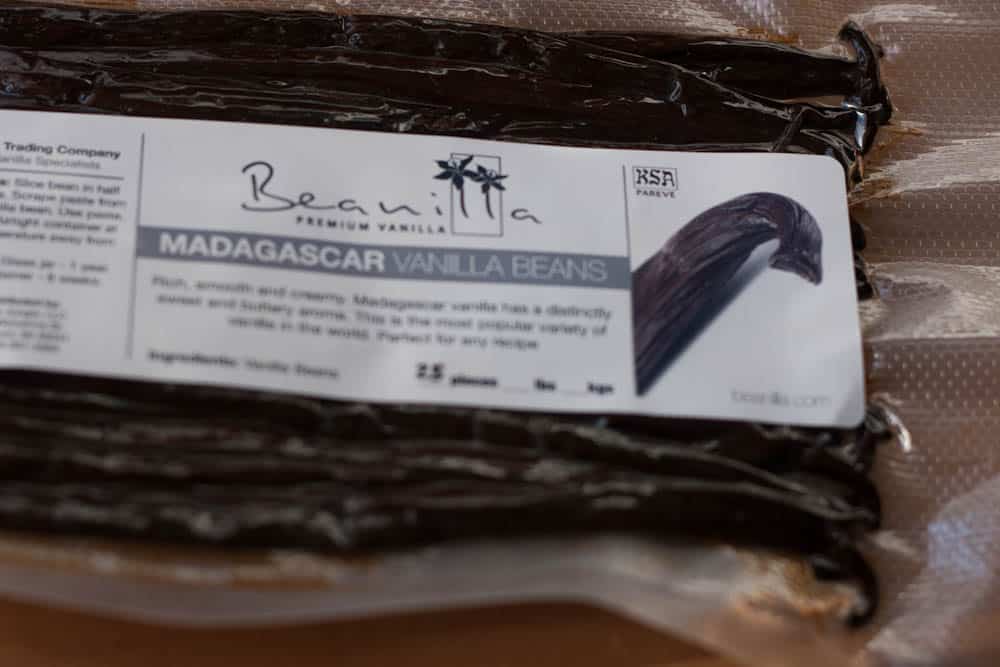 package of vanilla beans