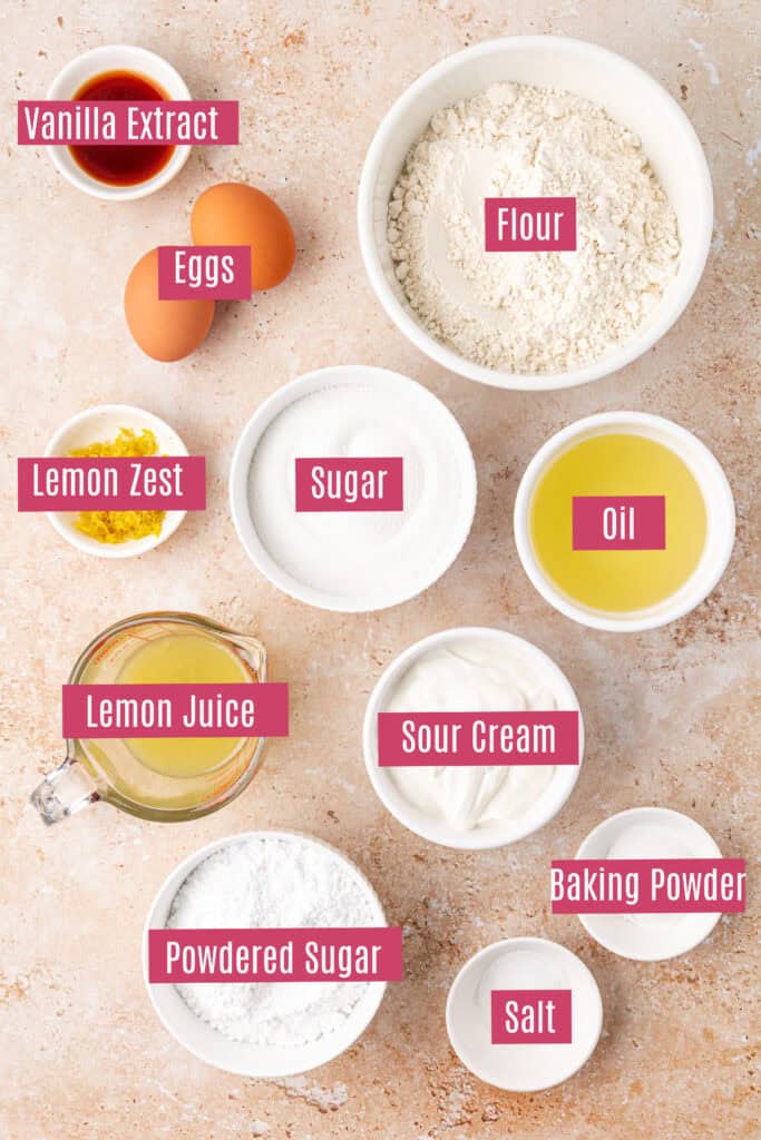 lemon bread ingredients