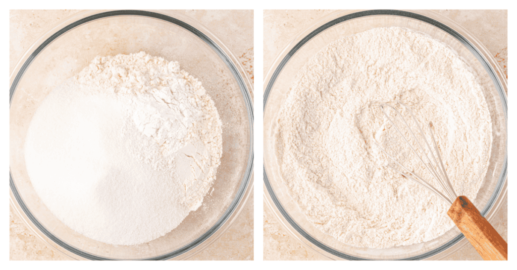 dry ingredients in a bowl