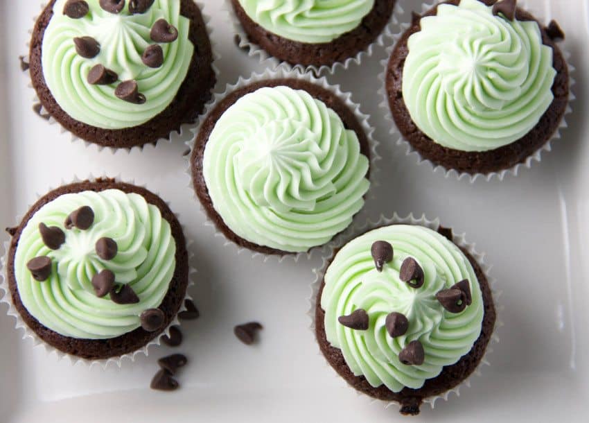 mini brownie cupcakes