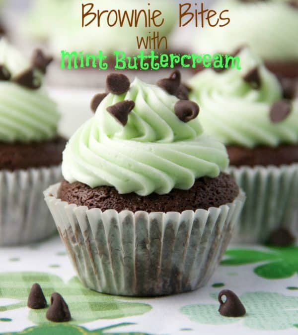 mini brownie cupcakes