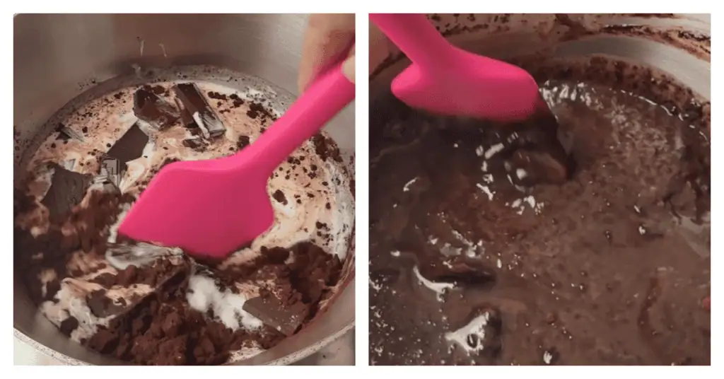 mixture stirred together