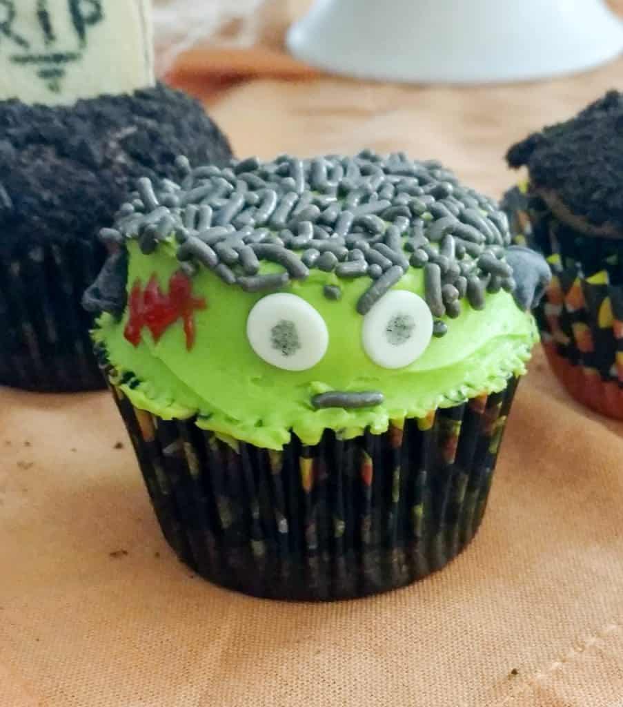 Frankenstein Cupcake