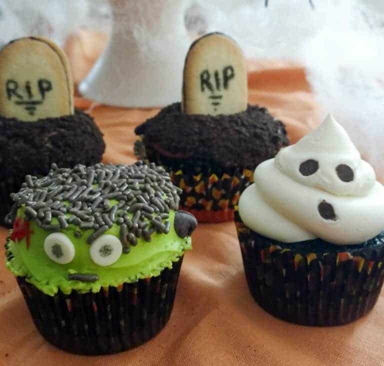 How To Make 3 Easy Halloween Cupcakes