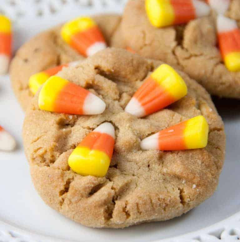 Peanut Butter Candy Corn Cookies