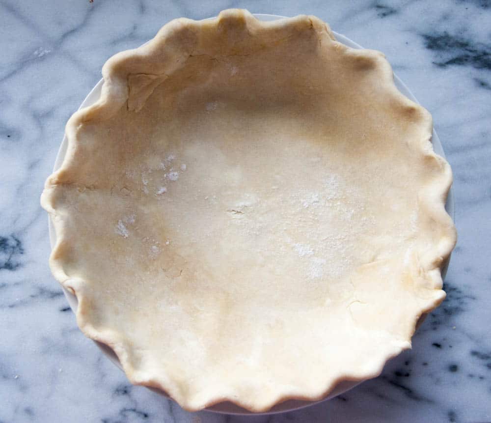 pie crust in a pie pan 