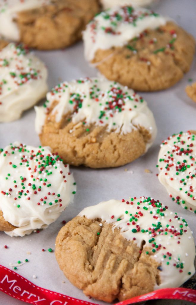 white chocolate peanut butter cookies