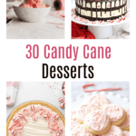 candy cane desserts pin collage