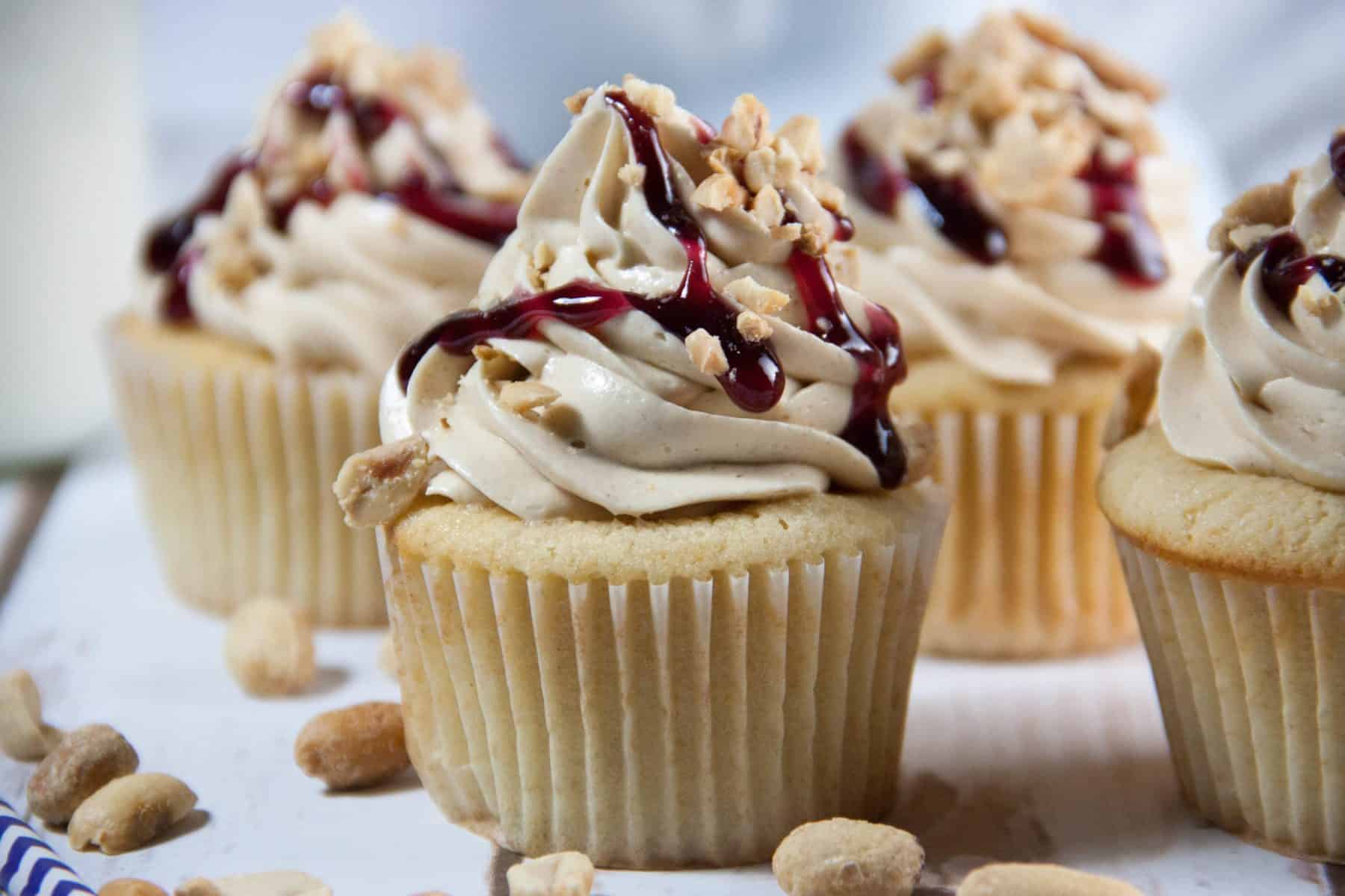 Peanut Butter and Jelly Cupcakes Boston Girl Bakes