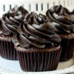 black buttercream frosting