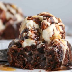 chocolate lava cakes for two