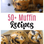 muffin recipe pin collage