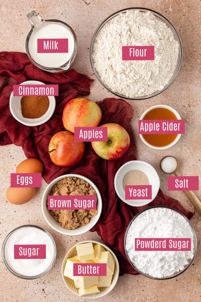 Apple Cinnamon Rolls apple cinnamon rolls ingredients