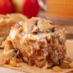 one apple cinnamon roll