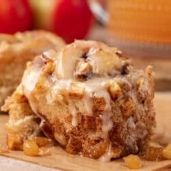 one apple cinnamon roll
