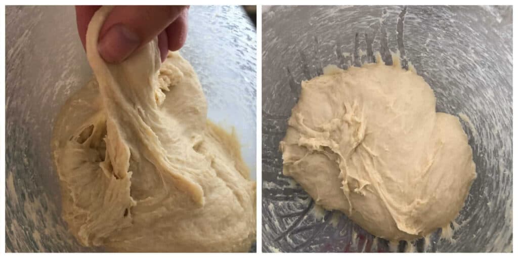 cinnamon roll  yeast dough in a bowl