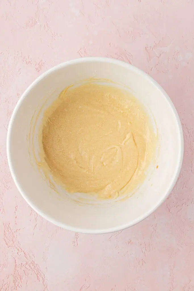 cupcake batter in a bowl