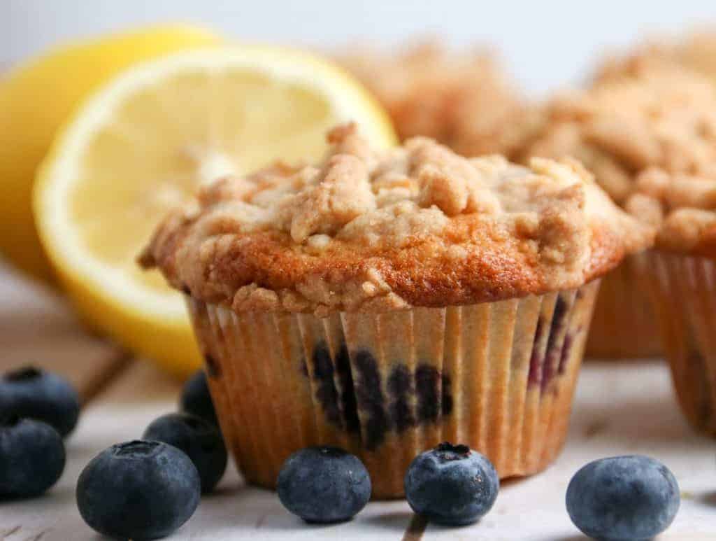 blueberry streusel muffins for brunch