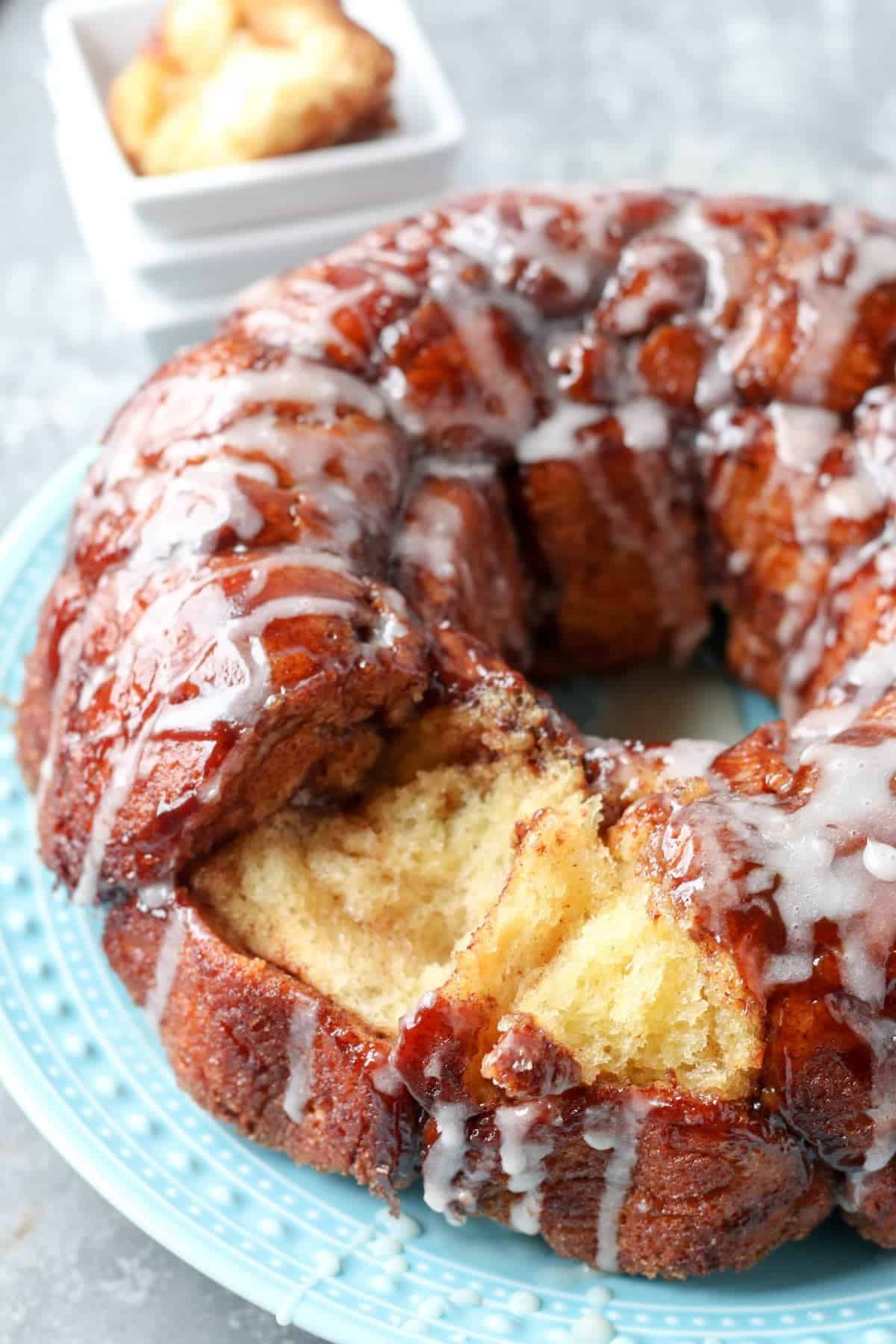 monkey bread on a plate