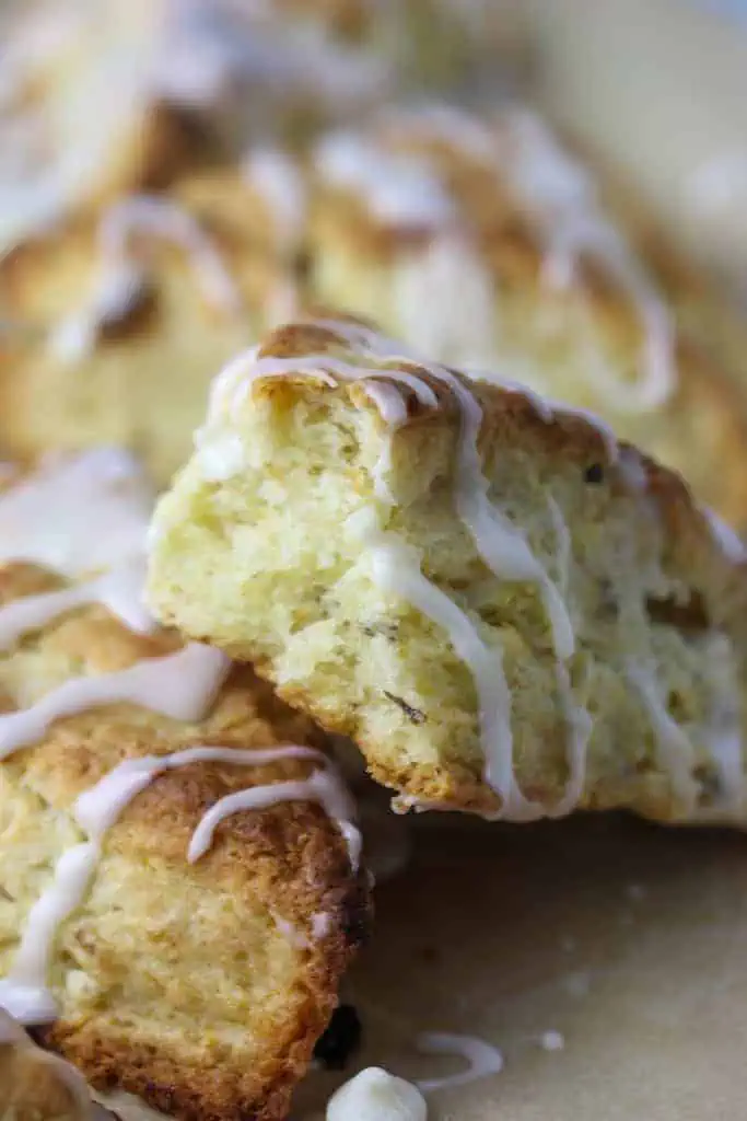 scone with bite taken out of it