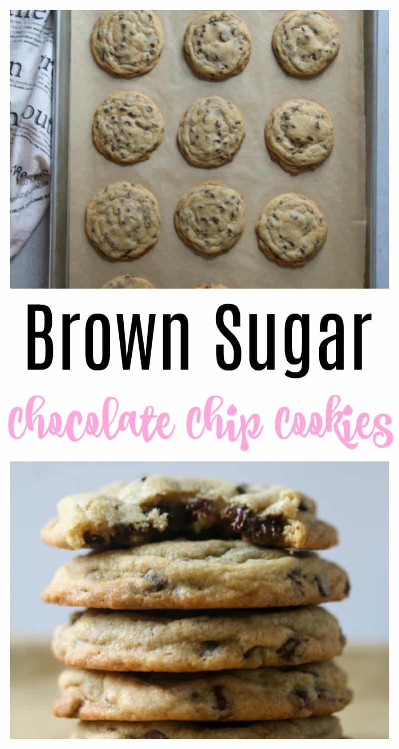 The Best Ever Brown Sugar Chocolate Chip Cookies!