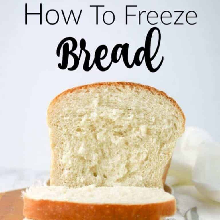 How To Freeze Bread (+ FREE printable)