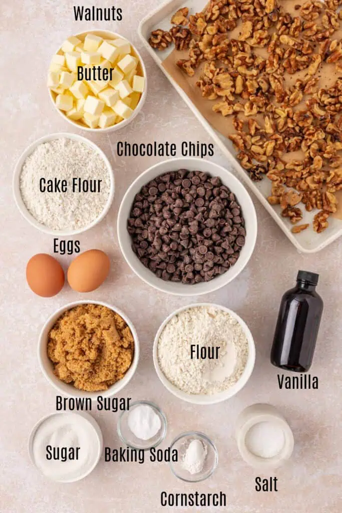 levain bakery chocolate chip walnut cookie ingredients