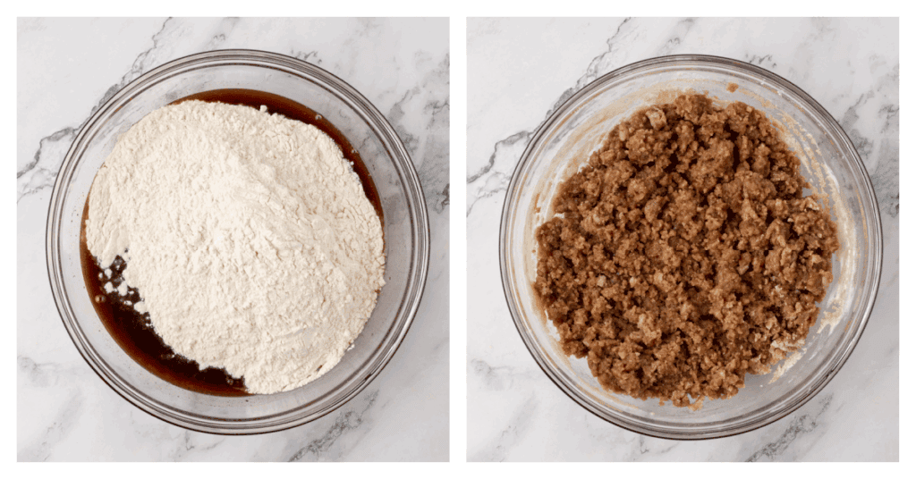 crumble topping in a bowl