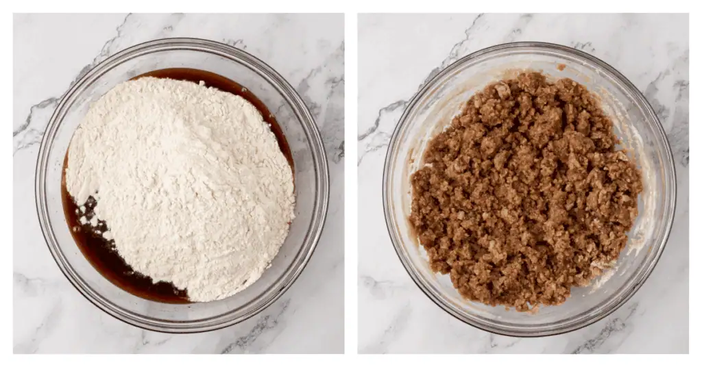 crumble topping in a bowl