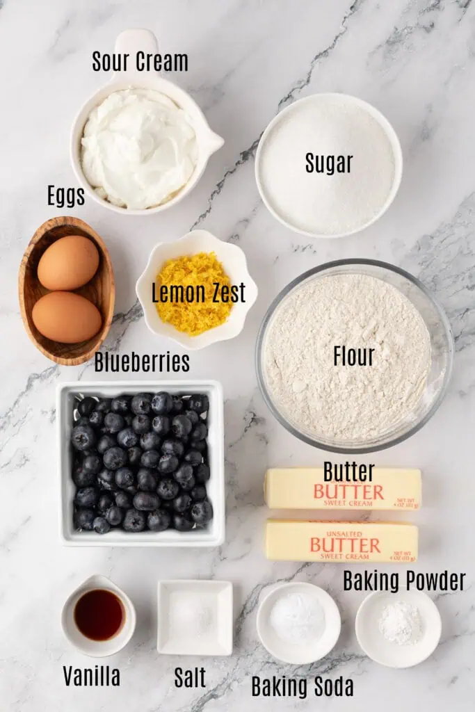blueberry crumb cake ingredients