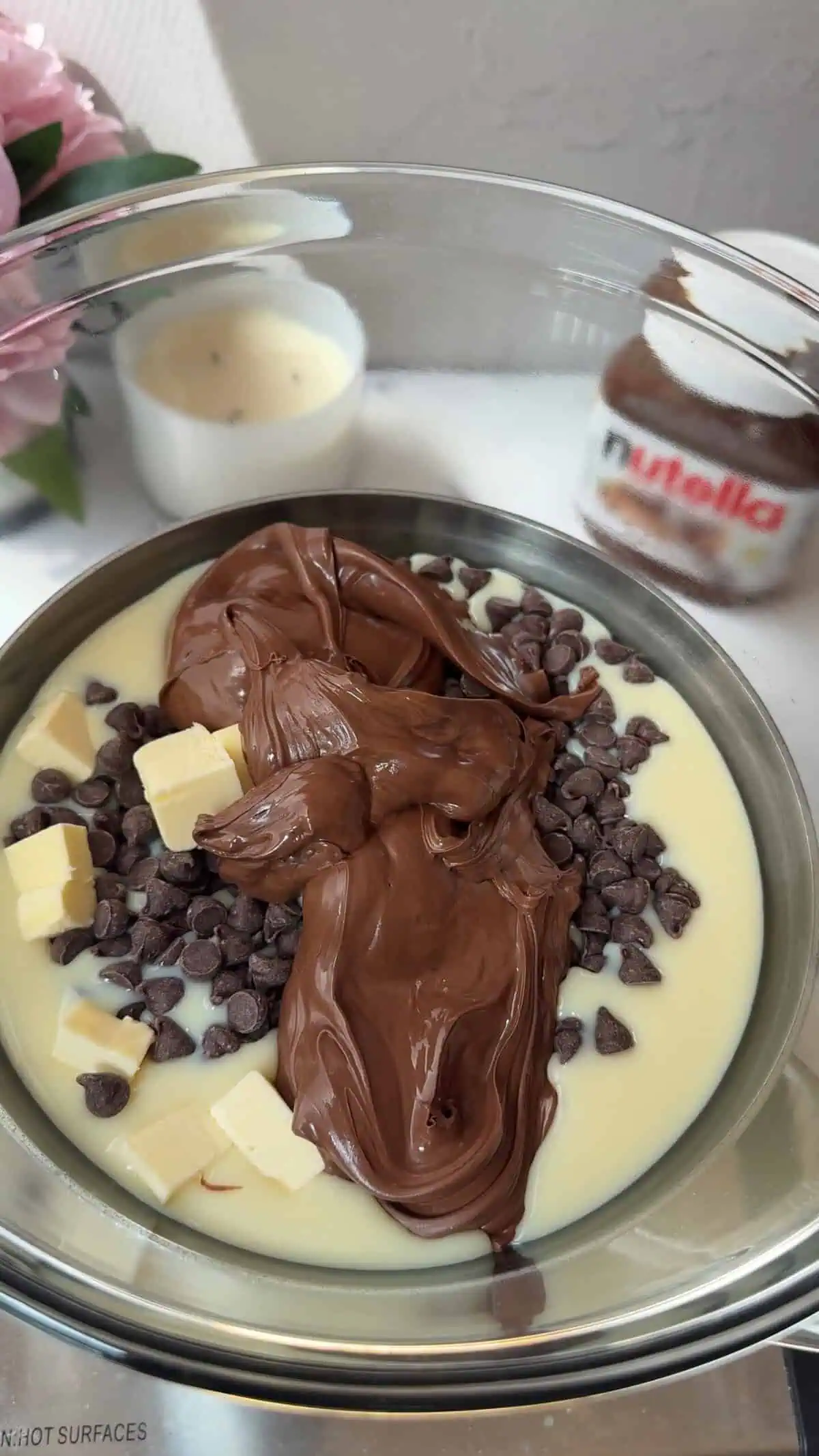 nutella fudge ingredients