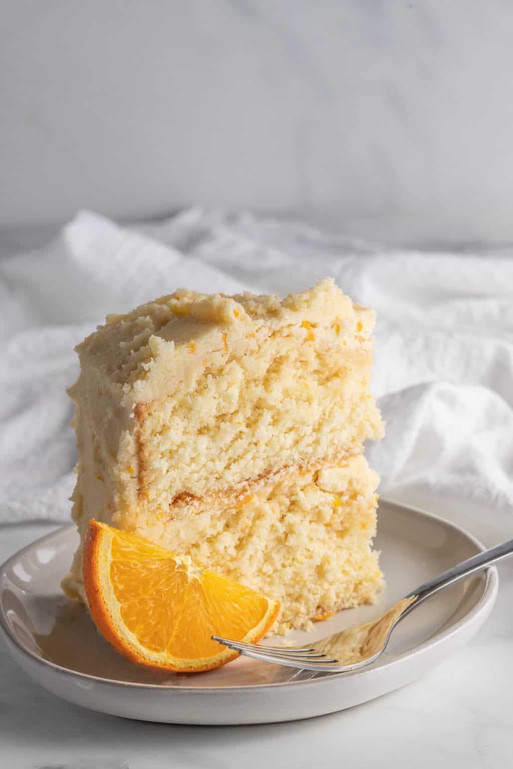 The BEST Orange Creamsicle Cake (with fresh orange flavor!)