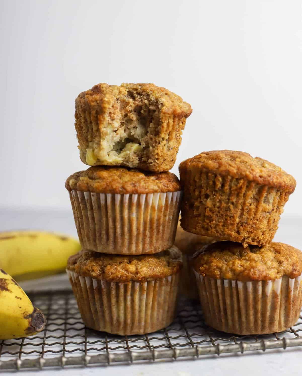 EASY Banana Sourdough Muffins Boston Girl Bakes