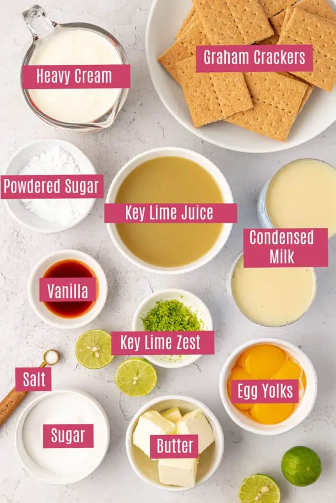 key lime pie ingredients