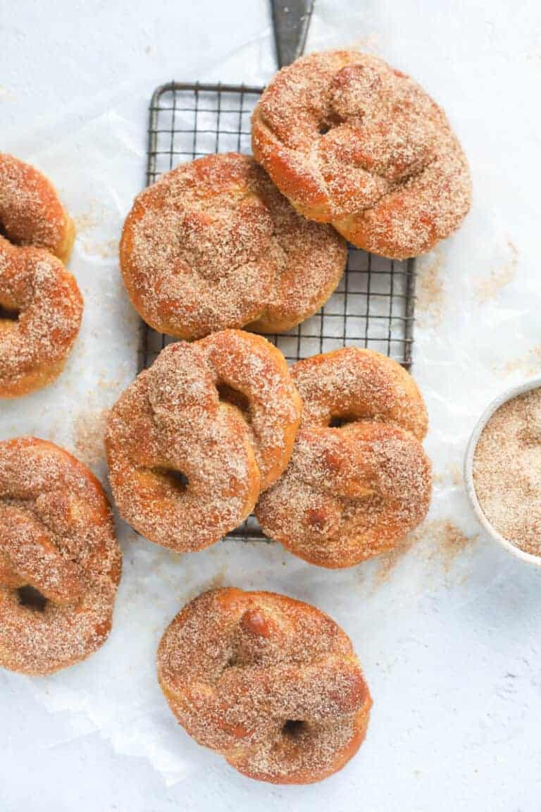 Cinnamon Sugar Pretzels
