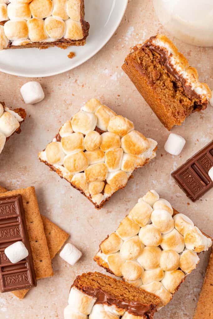 cut smores bars
