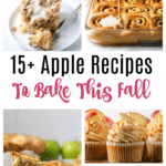 apple recipe pin collage
