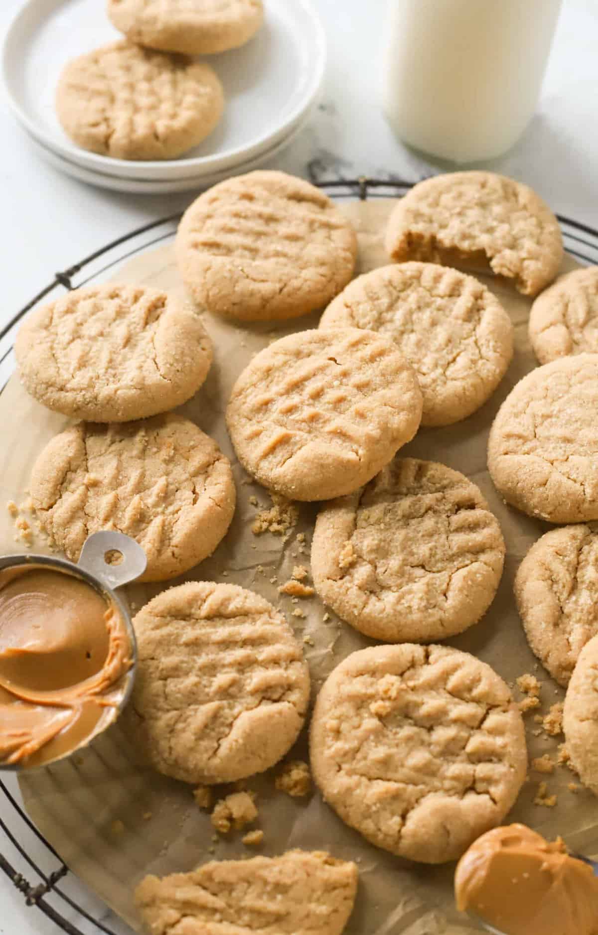 The BEST Old Fashioned Peanut Butter Cookies Boston Girl Bakes