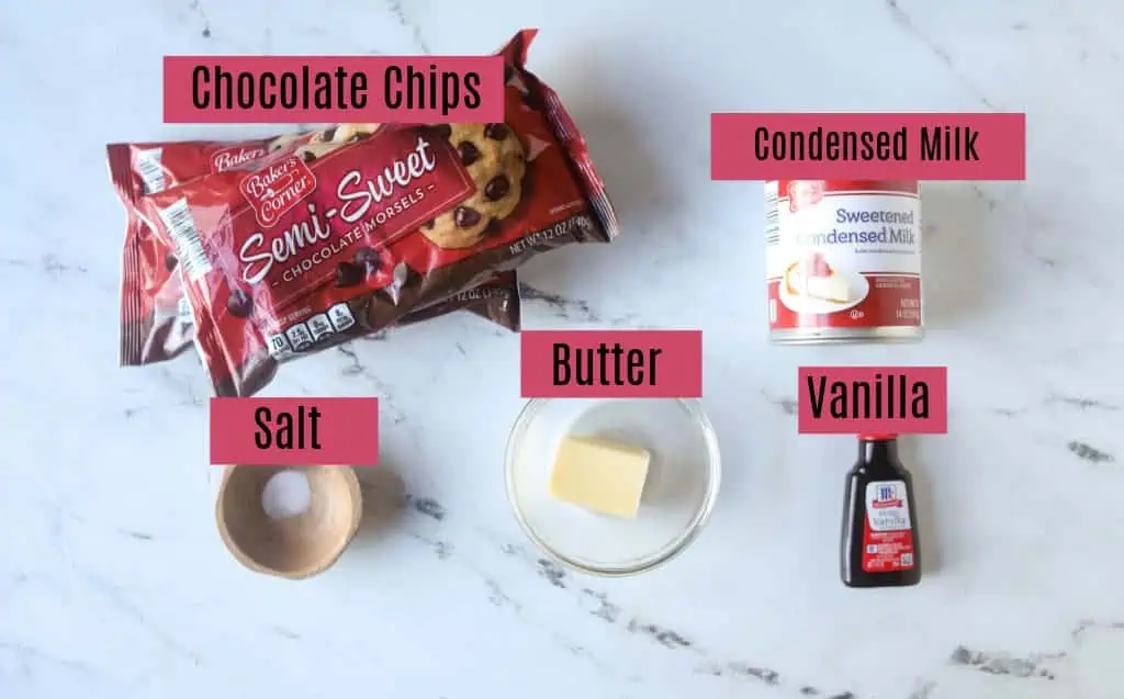 chocolate fudge ingredients