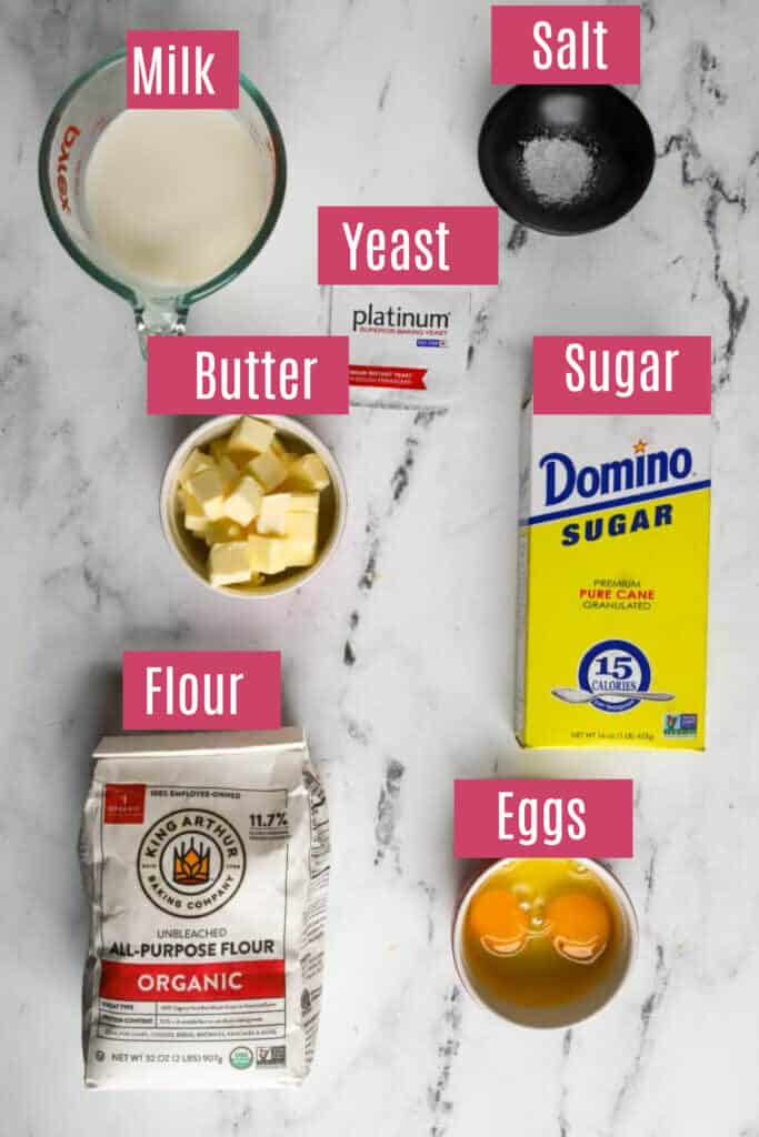 ingredients for cinnamon roll recipe