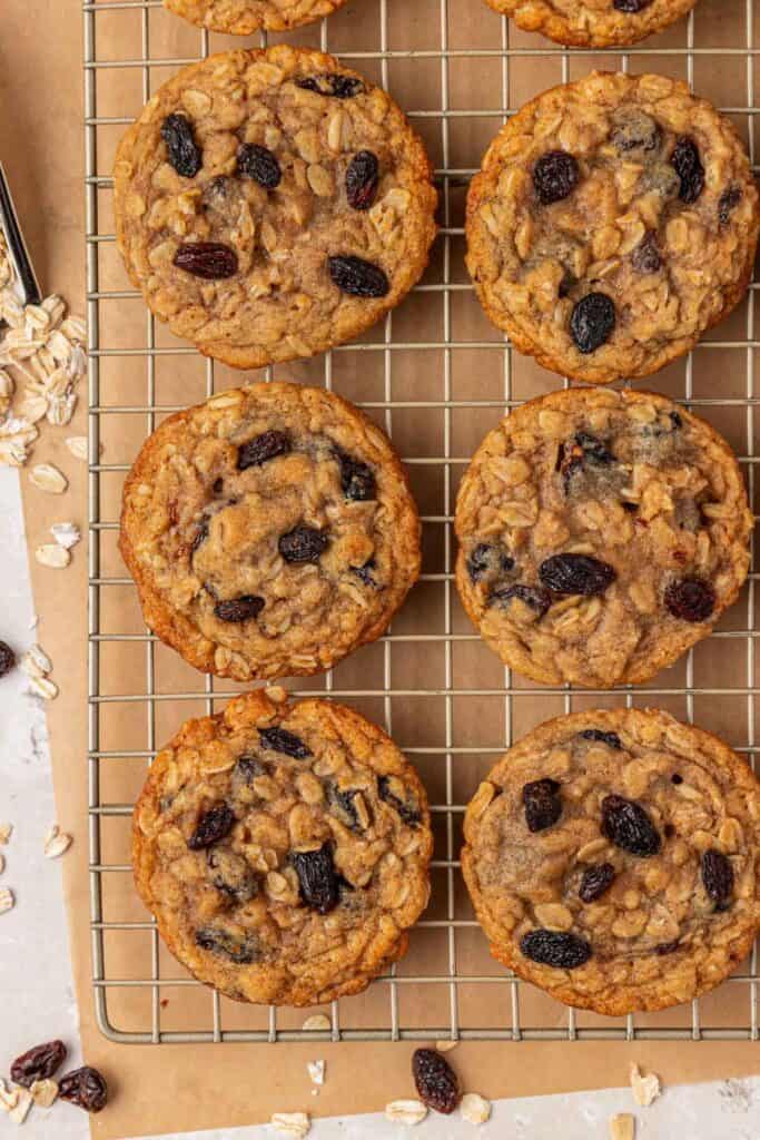 cookies on a wire rack