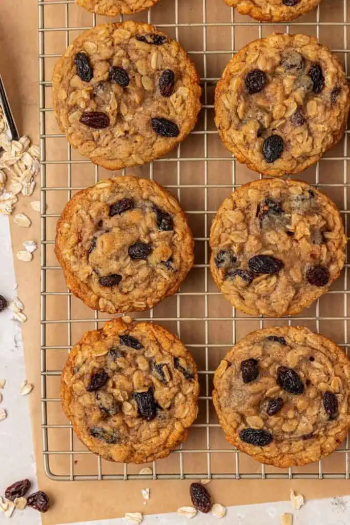 cookies on a wire rack