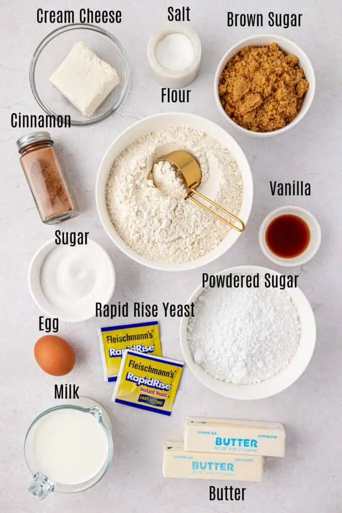 quick cinnamon rolls ingredients