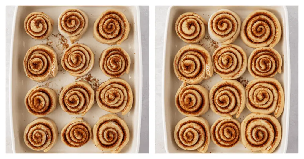 rolls proofing in the pan