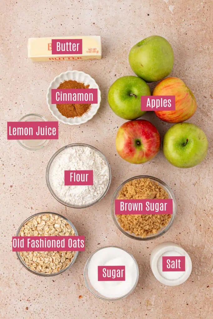 apple crisp ingredients