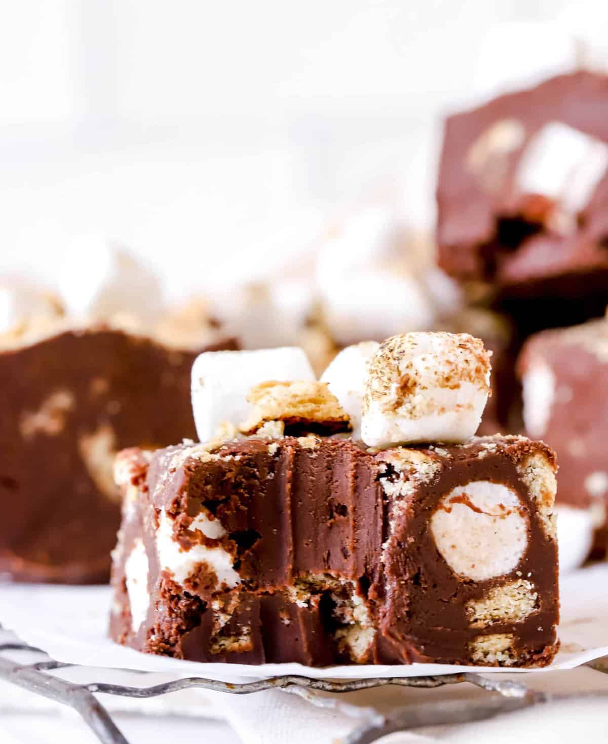 S'mores Fudge Boston Girl Bakes