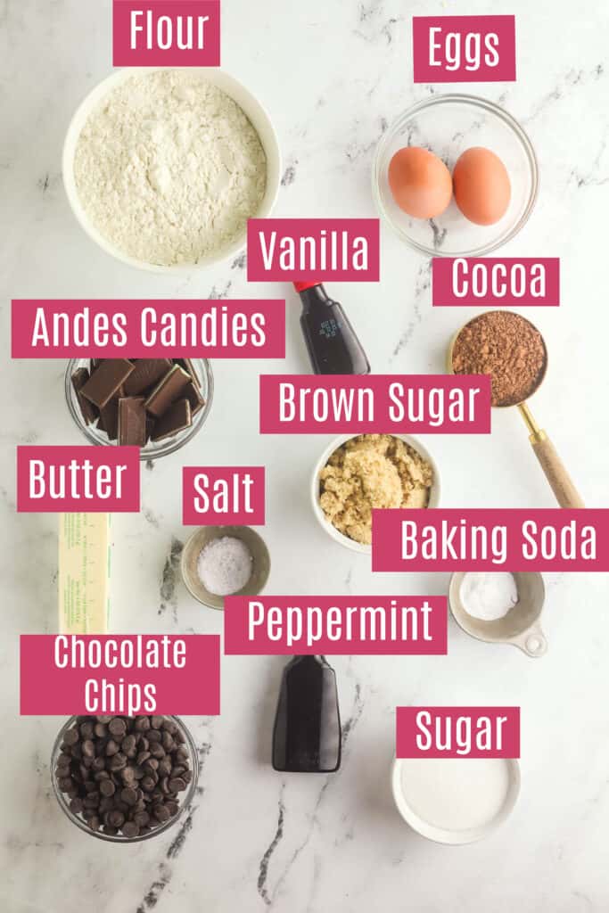 andes mint cookie ingredients